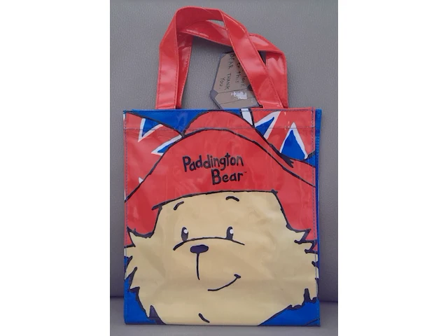 Gevoerde plastiek tas paddington bear - afbeelding 2 van  3