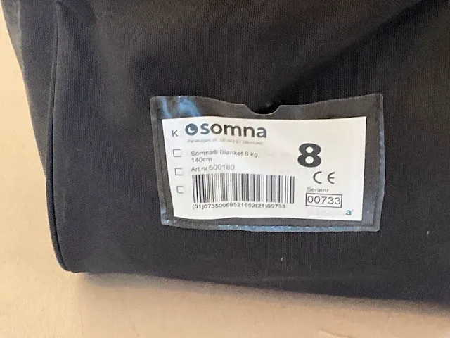 Gewichtendeken somna blanket - afbeelding 2 van  2