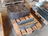 Gewichtplaten + blok voor tractor - afbeelding 1 van  6