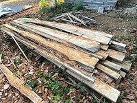 Gezaagde restjes in eiken planken - afbeelding 4 van  5