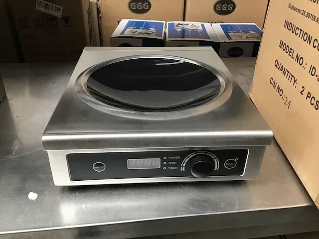 Ggg id-500 rvs wok inductie - afbeelding 1 van  6
