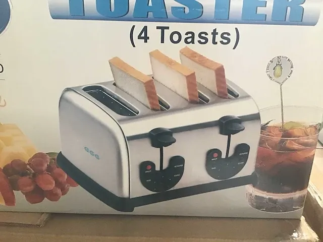 Ggg vs4 rvs toaster machine - afbeelding 1 van  2