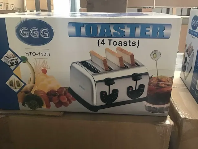 Ggg vs4 rvs toaster machine - afbeelding 2 van  2