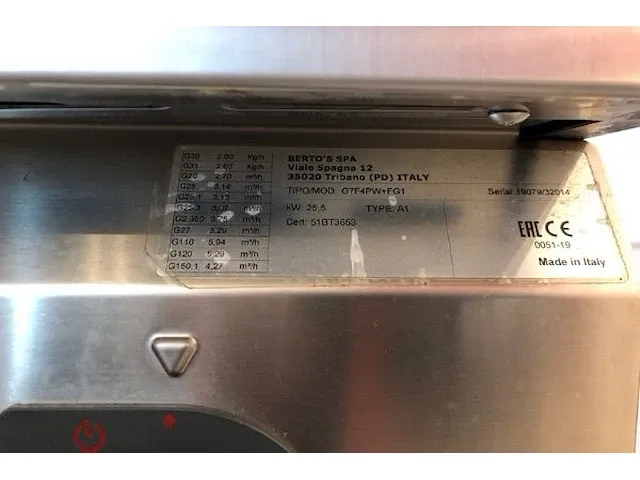 Ggm gastro gaskookfornuis met oven - afbeelding 6 van  7