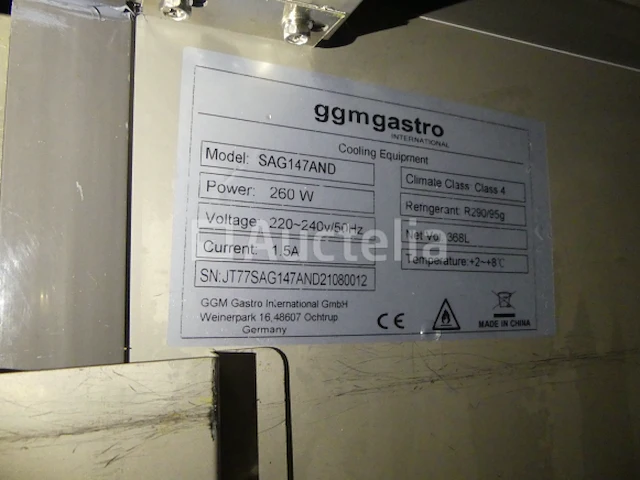 Ggm gastro sag147and koelkast/saladeplank - afbeelding 6 van  7