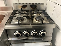 Ggmgastro 4-pits gasfornuis - afbeelding 1 van  4