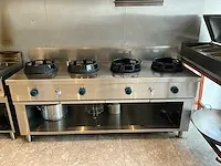 Ggmgastro 4-pitswokfornuis