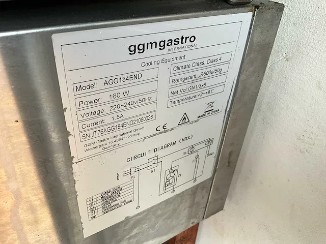 Ggmgastro agg184end saladette - afbeelding 6 van  7