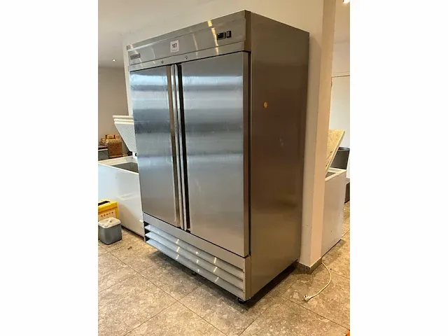 Ggmgastro ksg1382n verrijdbare rvs koelkast - afbeelding 2 van  5