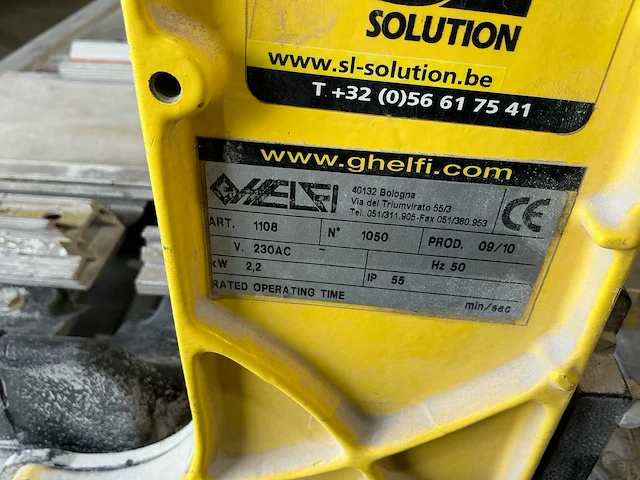 Ghelfi 1108 steenzaagmachine - afbeelding 9 van  10