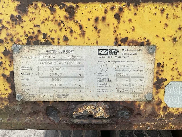 Gheysen & verpoort 93/2134 r4020a dieplader - afbeelding 9 van  24