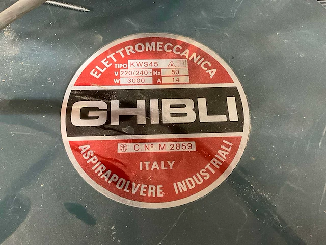 Ghibli kws45 industriële stofzuiger - afbeelding 5 van  5