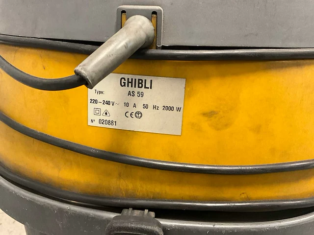 Ghiblu as 59 industriële stofzuiger - afbeelding 2 van  6