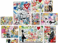 Giallobus - set van 10 schilderijen - afbeelding 1 van  3