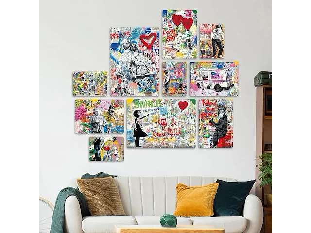 Giallobus - set van 10 schilderijen - afbeelding 3 van  3