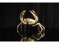 Giant crabe op brons gepolijst - 36/18/23 cm - limited edition - certificaat - afbeelding 2 van  7