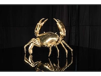Giant crabe op brons gepolijst - 36/18/23 cm - limited edition - certificaat - afbeelding 5 van  7