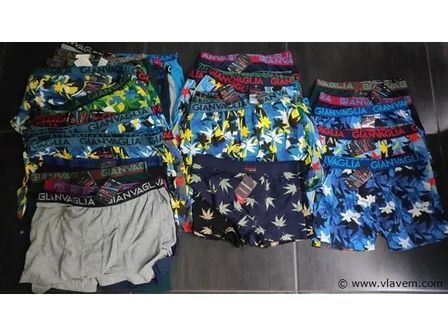 Gianvaglia heren boxershorts medium-xxxl 75 stuks - afbeelding 1 van  8