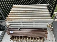 Gietijzer antieke radiator (3x) - afbeelding 3 van  3