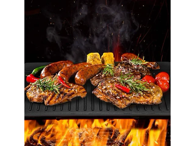 Gietijzeren grillpan met antiaanbaklaag - afbeelding 3 van  3