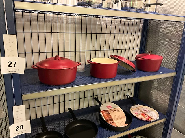 Gietijzeren kookpot (3x) - afbeelding 1 van  4