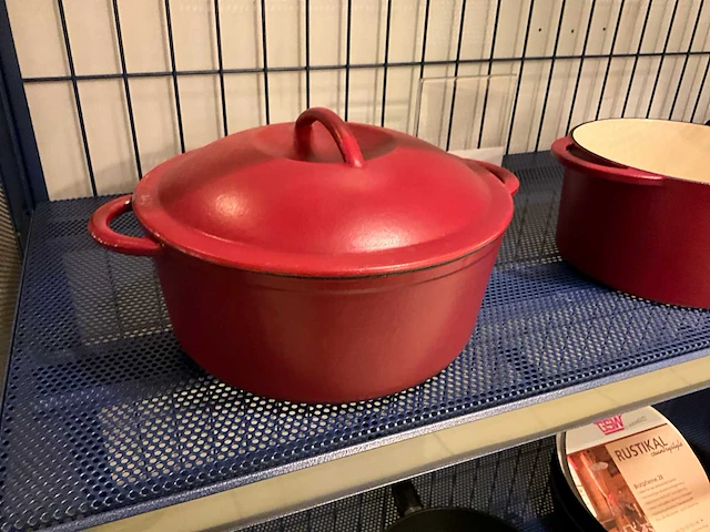 Gietijzeren kookpot (3x) - afbeelding 2 van  4