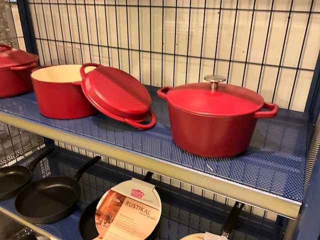Gietijzeren kookpot (3x) - afbeelding 4 van  4