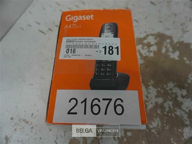 Gigaset a475 zwart huistelefoon - afbeelding 2 van  2