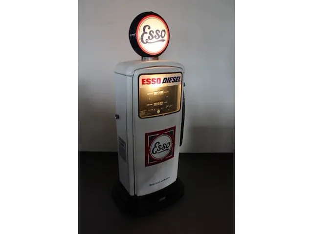 Gilbarco - esso vintage benzinepomp - afbeelding 6 van  11