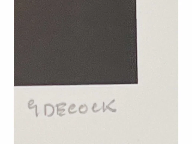 Gilbert decock (knokke 1928-2007) lage instel - afbeelding 3 van  3