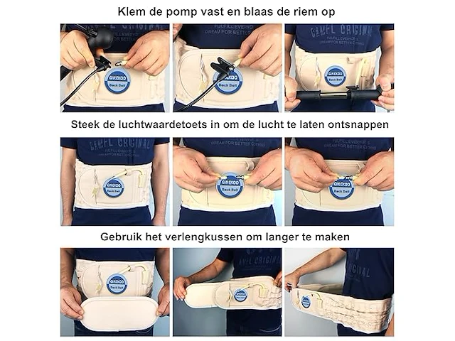 Ginekoo decompressie rug riem - afbeelding 5 van  6