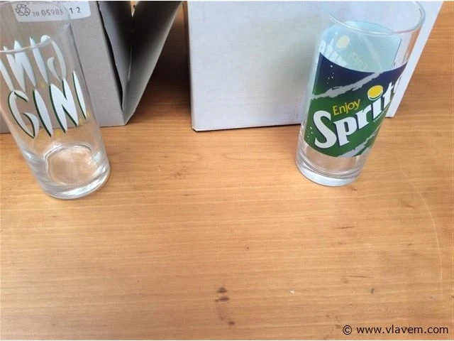 Gini & sprite glazen - afbeelding 2 van  2