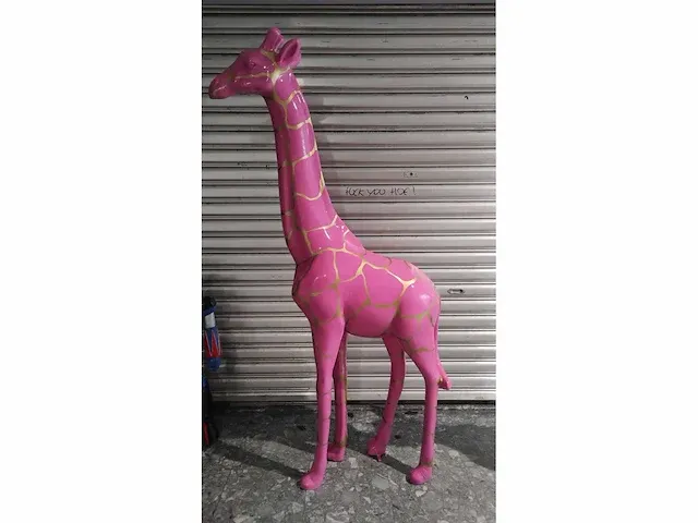 Giold pink giraf - afbeelding 2 van  2