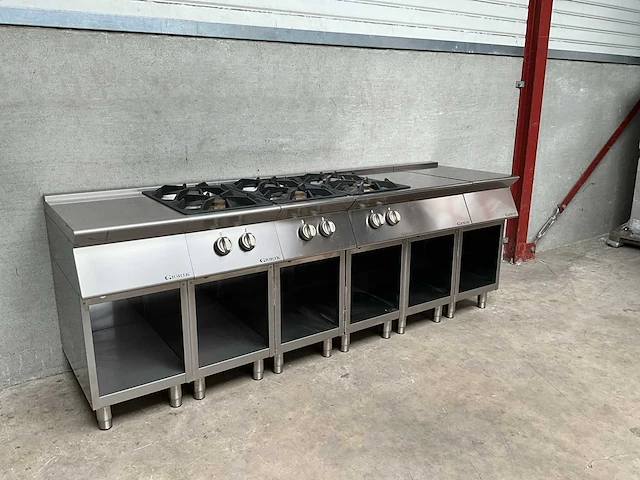 Giorik - 6 pits gasfornuis - afbeelding 1 van  7