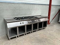 Giorik - 6 pits gasfornuis - afbeelding 1 van  7