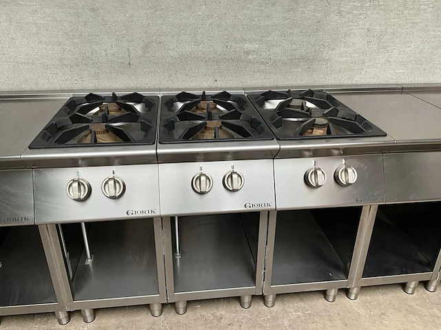 Giorik - 6 pits gasfornuis - afbeelding 7 van  7