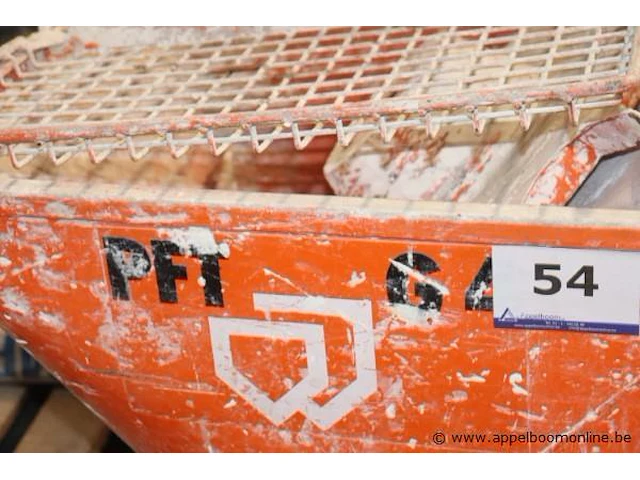Gipsspuitinstallatie pft g4, gedemonteerd, met toebehoren - afbeelding 2 van  6