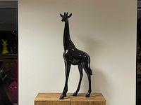 Giraf h100cm zwart - afbeelding 1 van  2