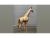Giraf staand h108cm old gold - afbeelding 2 van  2