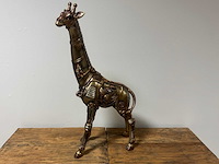 Giraf steampunk h53cm gold - afbeelding 1 van  2
