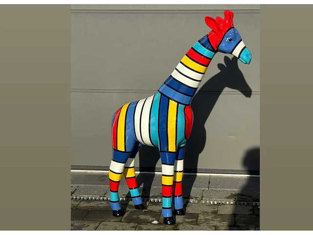 Giraffe h110cm multicolor - afbeelding 1 van  3
