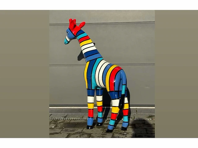 Giraffe h110cm multicolor - afbeelding 2 van  3