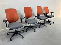 Giroflex - 353 - desk chairs (4x) - afbeelding 2 van  5