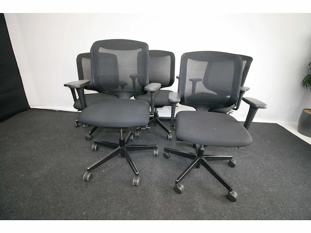 Giroflex - 434 - lot 2e keus bureaustoelen (5x) - afbeelding 2 van  5