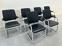 Girsberger - bezoekersstoel - waiting room chair (6x) - afbeelding 3 van  6