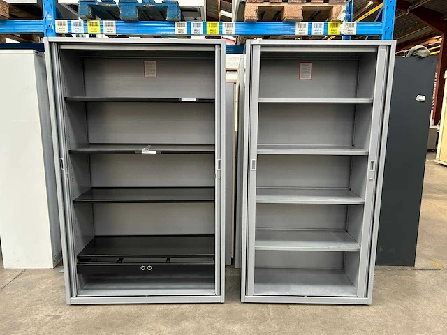 Gispen - hoge verticale roldeurkast - file cabinet (2x) - afbeelding 3 van  4