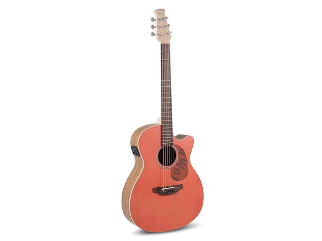 Gitaar - applause jump om cutaway electro peach - afbeelding 1 van  6
