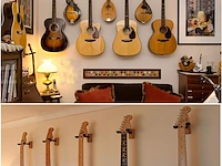 Gitaarhanger voor wandmontage 6 stuks - afbeelding 8 van  8