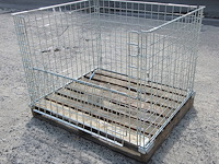 Gitterbox op pallet 1200x1000x800mm
