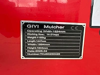 Giyi - 2025 - mulcher passend op schranklader - afbeelding 3 van  11